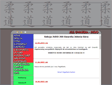 Tablet Screenshot of judo.jelenia.pl